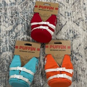 Beverage Life Vest - Red, Blue, and Orange
